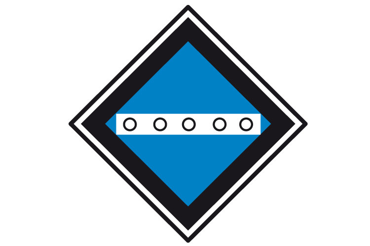 Знак «Опустить токоприемник»